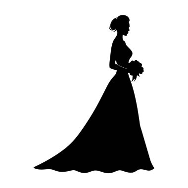 Bir kadının silüeti.