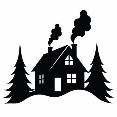 Duman ve dumanlı ev.