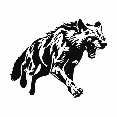 Kurt logo vektör illüstrasyonu