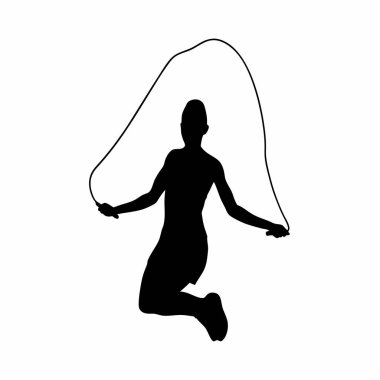 Beyaz arka planda kurdeleli bir kadının vektör çizimi