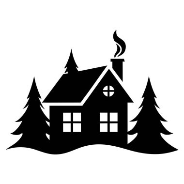 ev simgesi vektör illüstrasyonu