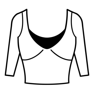 moda ve kıyafet vektör simgesi