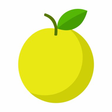 Sarı elma meyvesi simgesi
