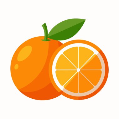 Turuncunun vektör illüstrasyonu