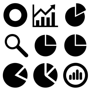 Analiz simgesi vektör çizimi, bir analiz simgesi paketi (17)