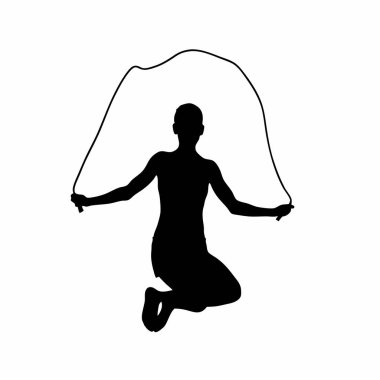 Yoga yapan kadın siluet pozu veriyor.