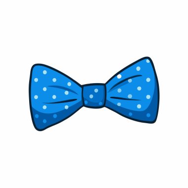 Mavi papyon ikonu. Vektör illüstrasyonu