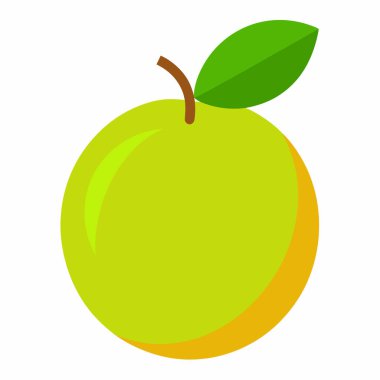Apple meyve vektör illüstrasyonu