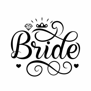 Zarif kaligrafi düğün davetiyesi tasarımı, romantik düğün kırtasiyesi için mükemmel. Zarif kalpleri ve tacı olan güzel bir yazı tipi var. Şık ve kadınsı bir düğün ilanı için ideal. Ya da tarihi kaydet. Yüksek çözünürlük vektörü 