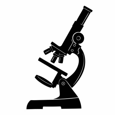 Klasik bir mikroskop siluetinin yüksek kalite çizimi bilim, eğitim ve tıbbi projeler için mükemmel. Sunumlar, web siteleri ve temiz, profesyonel bir görsel isteyen yayınlar için ideal. Beyaz bir arkaplanda izole edilmiş 