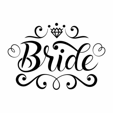 Elmas dizaynlı zarif siyah-beyaz kaligrafi, düğün davetiyeleri, kırtasiyeler ya da gelin duşu duyuruları için mükemmel. Minimalist ve romantik, bu vektör çizimi sofistike ve zamansız bir estetik sunuyor. d için ideal