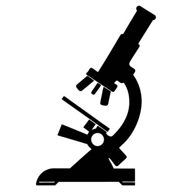 Siyah siluet mikroskobun yüksek kalite çizimi bilim, eğitim ve tıbbi projeler için mükemmel. İnternet siteleri, sunumlar veya profesyonel bir grafiğe ihtiyaç duyan eğitim materyalleri için idealdir. Bu çok yönlü resim simgesi