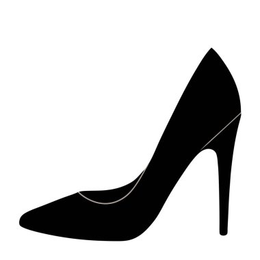 Klasik siyah, yüksek topuklu bir pompanın gösterişli, minimalist silueti. Moda, güzellik ve yaşam tarzı projeleri için mükemmel. Sofistike ve zarif bir dokunuş gerekiyor. Bu vektör grafiği kolayca ölçeklenebilir ve çeşitli tasarım uygulamalarına uyum sağlayabilir. Fikir.
