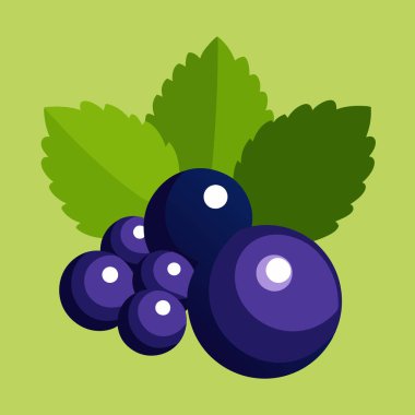 Taze, sulu, yemyeşil yapraklı kuşüzümlerin canlı görüntüsü. Yemek blogları, ambalajlar ve sağlıklı yaşam tarzı tasarımları için mükemmel. Yüksek kaliteli illüstrasyon baskı ve dijital kullanım için idealdir. Tazeliği, yaz hasadını ve doğal güzelliği temsil eder.