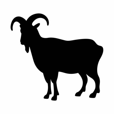 Boynuzlu bir keçinin görkemli silueti. Güçlü, zarif bir çiftlik hayvanı imajına ihtiyaç duyan tasarımlar için mükemmel. Bu siyah ve beyaz vektör grafiği logolar, web siteleri veya doğadan esinlenilmiş basit bir element gerektiren herhangi bir proje için idealdir. Bu...