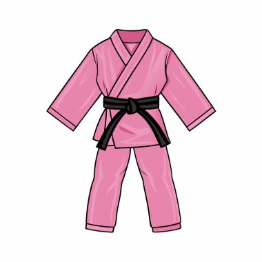 Kadın kimonosunun vektör çizimi