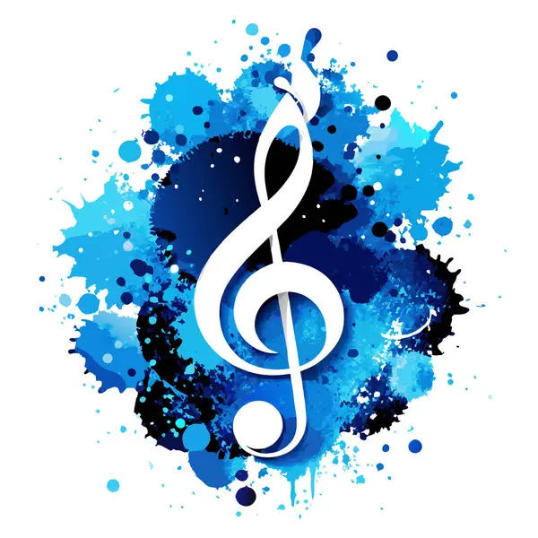 Müzik arkaplanının vektör illüstrasyonu