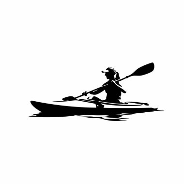 kadın silüeti vektör.