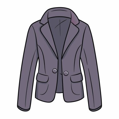 Ceket ceketi moda izole simgesi