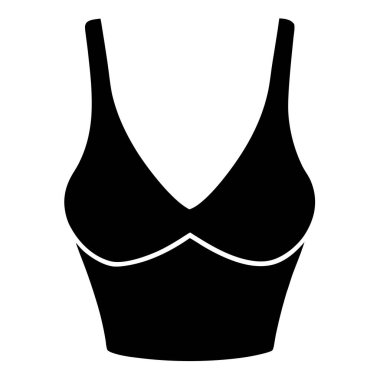 Sütyen. Web simgesi basit illüstrasyon