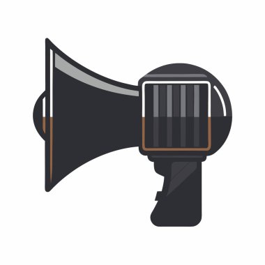 hoparlör beyaz arkaplanda izole