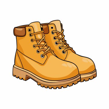 Vektör çizimi. Beyaz arkaplanda çizmeler