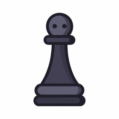Satranç ikonu vektör illüstrasyon tasarımı
