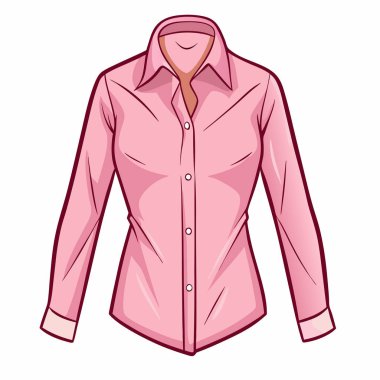 Yakalı pembe gömlek.