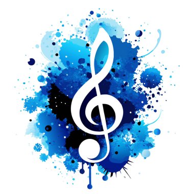 Soyut müzik arka planı. vektör illüstrasyonu