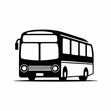 Klasik bir otobüsün basit siyah-beyaz vektör simgesi, ulaşımla ilgili tasarımlar için mükemmel. Web siteleri, uygulamalar ve minimalist, kolayca tanınan bir otobüs sembolüne ihtiyaç duyan sunumlar için ideal. Tertemiz iz için şeffaf bir arkaplanda izole edilmiş