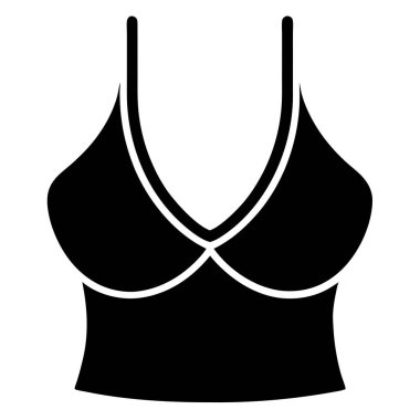 bikini simgesi, vektör illüstrasyonu basit tasarım