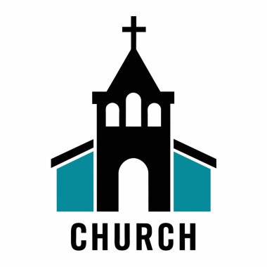 Modern, minimalist deniz mavisi ve siyah kilise logosu tasarımı. Dini örgütler, web siteleri ya da markalaşma projeleri için mükemmel. Basit vektör grafiği, kolayca ölçeklenebilir ve özelleştirilebilir. İnancı ve toplumu temsil eden bir çan kulesi ve haç.
