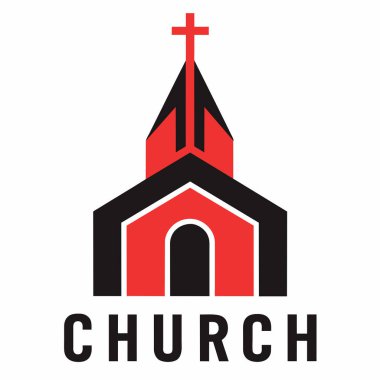 Kırmızı ve siyah bir çan kulesinin yer aldığı modern ve minimalist bir kilise logosu. Dini örgütler, web siteleri ya da matbaa malzemeleri için mükemmel. Temiz vektör grafiği, kolayca özelleştirilebilir ve ölçeklenebilir. İnanç, toplum ve daha kötülerini iletmek için ideal.