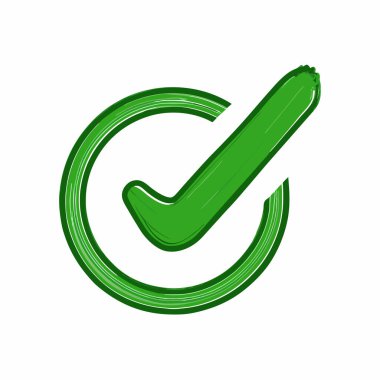 Çemberin içinde temiz, modern yeşil bir işaret var. Onaylama, tamamlama ya da olumlu geri bildirim gösteren internet siteleri, uygulamalar ve sunumlar için mükemmel. Yüksek çözünürlüklü vektör grafiği, her proje için kolayca ölçeklenebilir. UX / UI tasarımı için ideal iş 