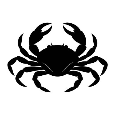 Basit, siyah bir yengeç silueti, deniz ürünleri restoranı menüleri, deniz temalı tasarımlar ya da minimalist, vektör grafiği gerektiren herhangi bir proje için mükemmel. Yüksek çözünürlüklü, beyaz arkaplanda izole edilmiş, bu çok yönlü resim yazdırmak ve bizi internete koymak için ideal.