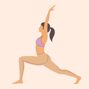 Sağlıklı genç bir kadın mükemmel bir Savaşçı İki yoga pozu verir. Güç, denge ve esneklik gösterir. Forma, sağlığa, yogaya ya da sağlıklı yaşam tarzlarına odaklanan internet siteleri, bloglar ya da yayınlar için idealdir. Görüntü canlı ve canlı bir görüntü çiziyor.