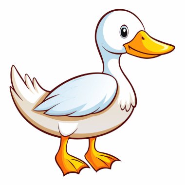 Çocuk kitapları, web siteleri ve çiftlik temalı tasarımlar için mükemmel bir çizgi film ördek çizimi. Sevimli, dost canlısı, neşeli sarı ve bej renkte bir ördek yavrusu. Eğlenceli ve çocuksu bir dokunuşa ihtiyaç duyan projeler için ideal. Yüksek çözünürlüklü im