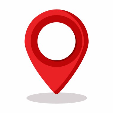 Basit, koyu kırmızı harita pin simgesi, haritalarda, web sitelerinde veya uygulamalarda yeri belirlemek için mükemmel. Seyahat, navigasyon ve GPS ile ilgili projeler için ideal. Yüksek çözünürlüklü vektör grafiği, kalite kaybı olmadan kolayca ölçeklenebilir. Temiz ve modern tasarım.