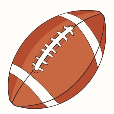 Amerikan futbolunun yüksek kalite tasviri, sporla ilgili tasarımlar, web siteleri veya sunumlar için mükemmel. Bağcıklar ve dikişler dahil gerçekçi detaylar. NFL, üniversite veya lise seyircilerini hedef alan projeler için ideal