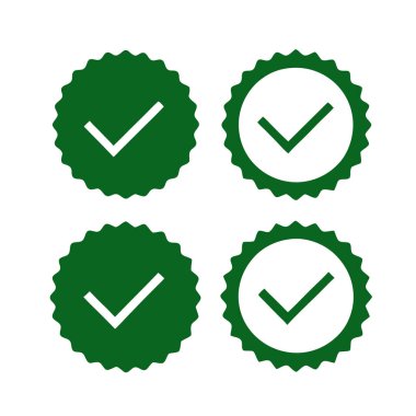 Sekiz adet yüksek kalite yeşil işaretli mühür simgesi, web tasarımı, sunumlar ve pazarlama malzemeleri için mükemmel. Bu çok yönlü simgeler onay, doğrulama ve başarıyı sembolize eder. Kolay kullanım için beyaz bir arkaplanda izole edilmiş. Varvari içerir