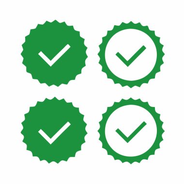 Onaylama, doğrulama ya da çeşitli tasarımlarda başarıyı gösteren yüksek kalite yeşil işaret simgeleri. Bu çok yönlü simgeler web siteleri, sunumlar ve pazarlama malzemeleri için idealdir. Çeşitli biçim ve boyutları içerir 