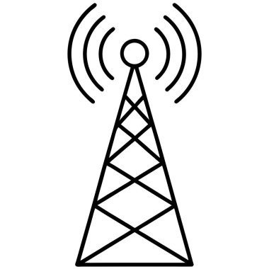Yüksek bir iletişim kulesi kablosuz sinyaller iletir, gelişmiş telekomünikasyon teknolojisi sergiler. Anten dizisi, hücresel, 5G ve Wi-Fi ağları için yüksek hızlı veri transferini kolaylaştırarak küresel bağlantı ve güvenilir İnternet sağlayacaktır.