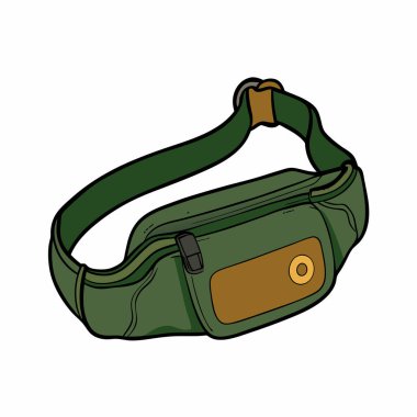 Şık ve pratik yeşil bel çantası seyahat, açık hava maceraları ya da günlük kullanım için mükemmel. Rahat bir kayış, dayanıklı bir yapı ve fermuarlı bir cebi var. Festivaller, konserler, yürüyüş ve kamp için ideal. Hafif ve 
