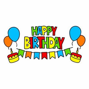 Renkli balonlar, lezzetli pastalar ve neşeli kiraz çiçekleriyle dolu bir doğum günü arkaplanı. Davetiyeler, tebrik kartları, afişler ya da parti dekorasyonları için mükemmel. Çocukların doğum günleri için idealdir. Tasarımlarına neşeli ve tuhaf bir dokunuş eklemek için. V