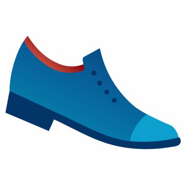 Klasik bir Blue oxford ayakkabısının şık bir çizimi. Moda blogları, web siteleri ya da modern estetik gerektiren sunumlar için mükemmel. Bu minimalist grafik bir erkek resmi çizer, canlı mavi renk ve basit bir desen sergiler.