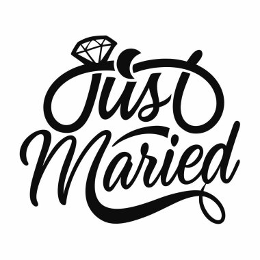 Zarif siyah-beyaz vektör tasarımı düğün duyuruları için mükemmel. Çok şık bir tipografi ve ince bir elmas yüzük grafiği var. Modern, minimalist bir estetik için ideal. Basit ama sofistike, bu tasarım yeni evlilerin neşesini ve romantizmini aktarıyor.