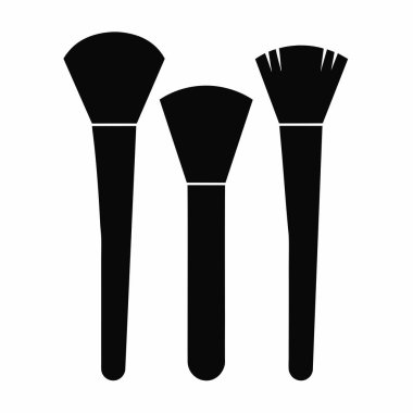 Resim için siyah beyaz fırçalar.