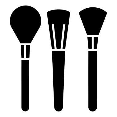 Golf 'ün siyah beyaz vektör simgesi