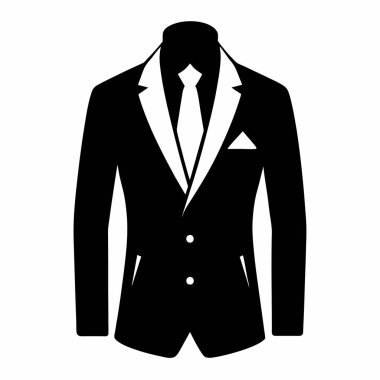 Erkek ceketinin vektör simgesi