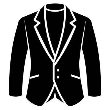 Ceket simgesi, basit tarzı
